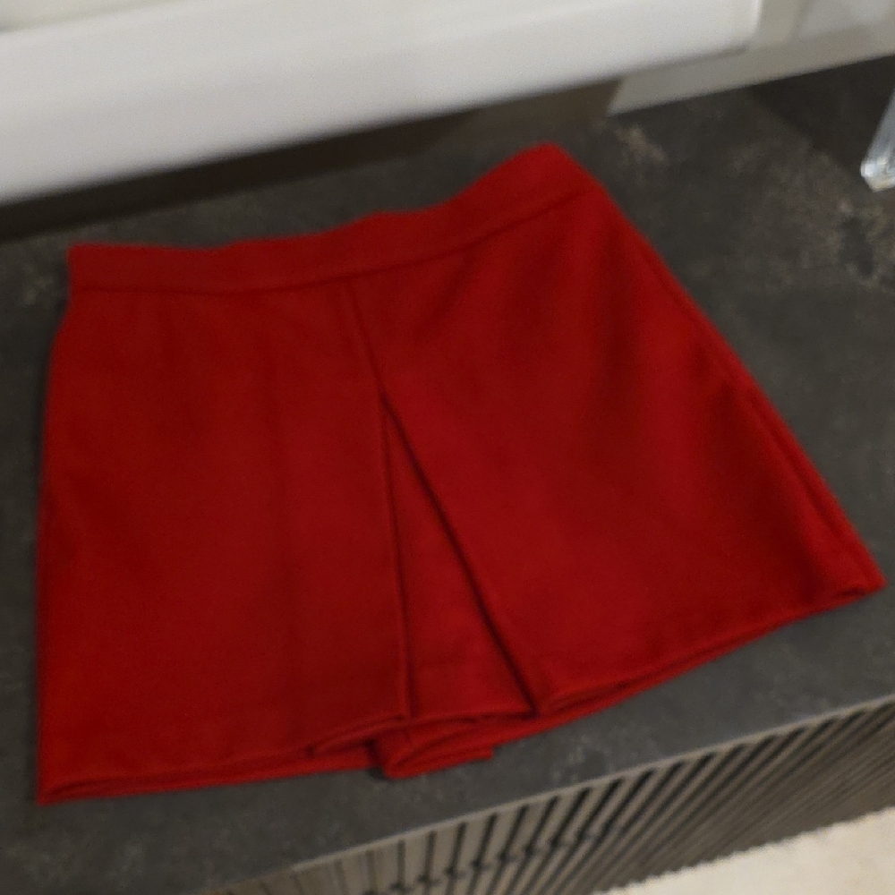 RED Valentino Vibrant Red Skort